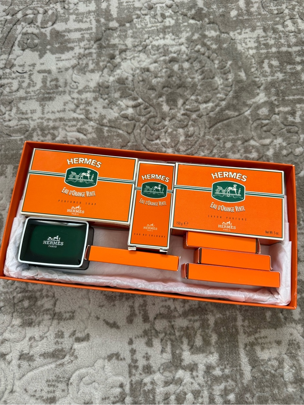 Hermes Eau d’Orange Verte Gift Set BNIB